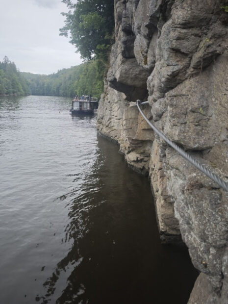 Hluboká nad Vltavou ferrata – část B