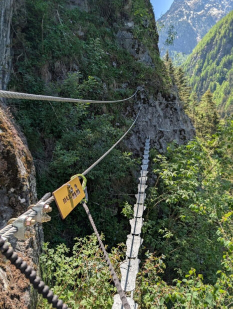Eckkamm Klettersteig Huben